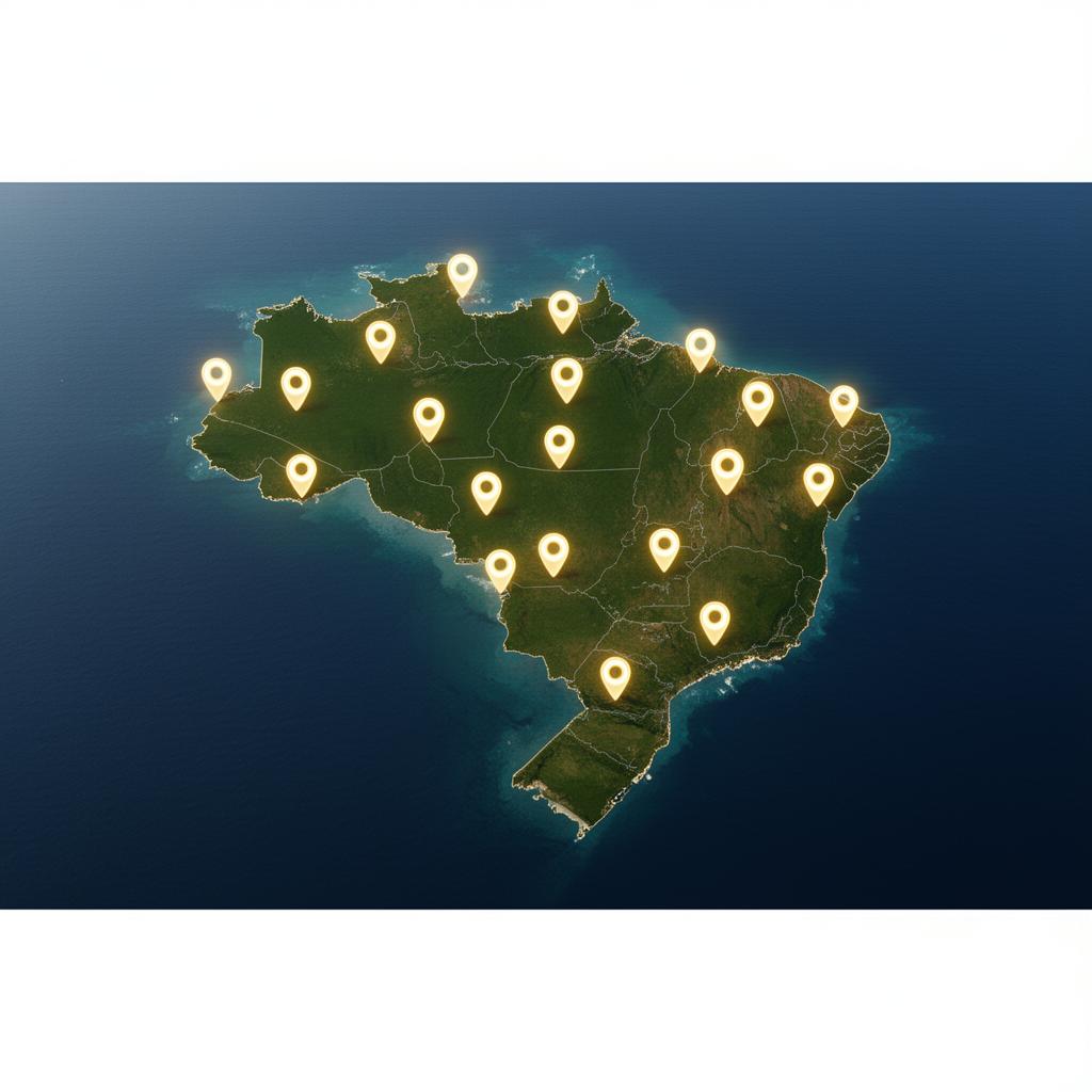 Atendimento em todo o Brasil